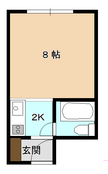 中古販売物件の間取り