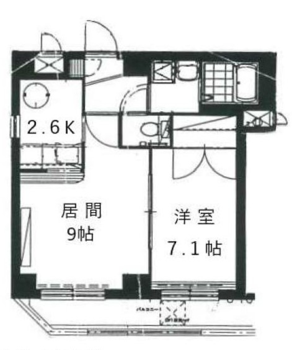 賃貸物件の間取りはこちら