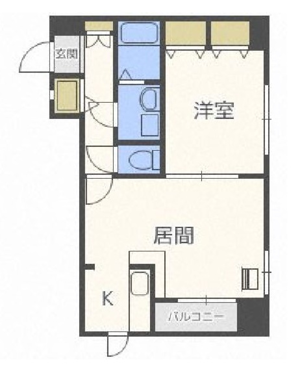 賃貸物件の間取りはこちら