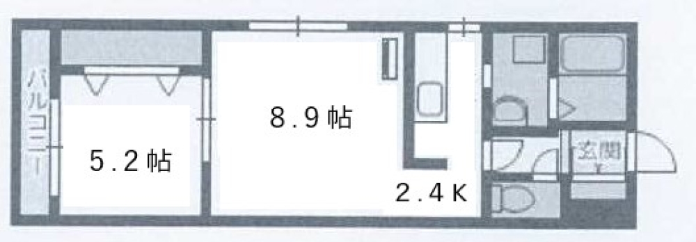 賃貸物件の間取りはこちら