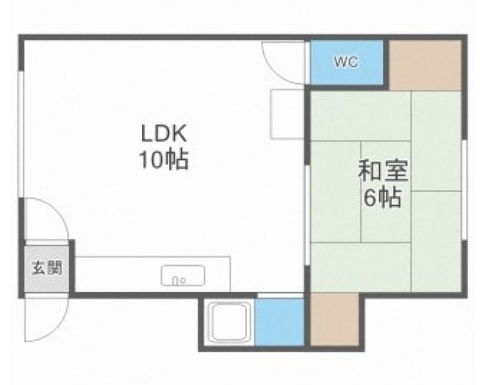 賃貸物件の間取りはこちら