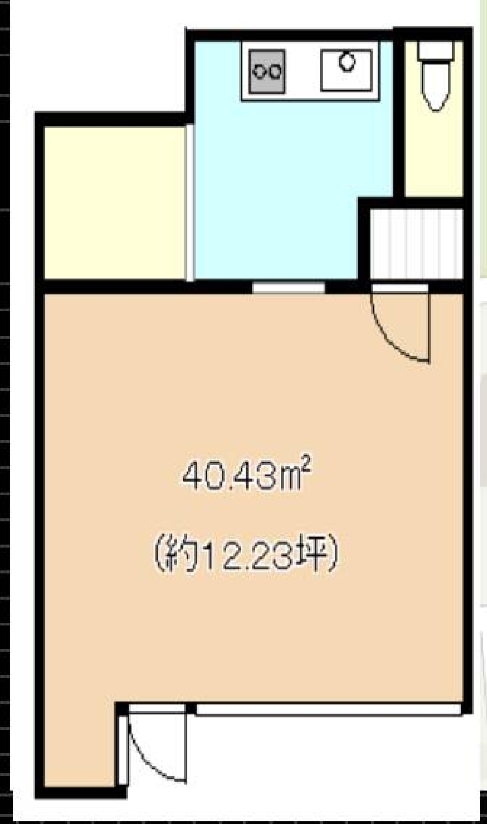 賃貸物件の間取りはこちら