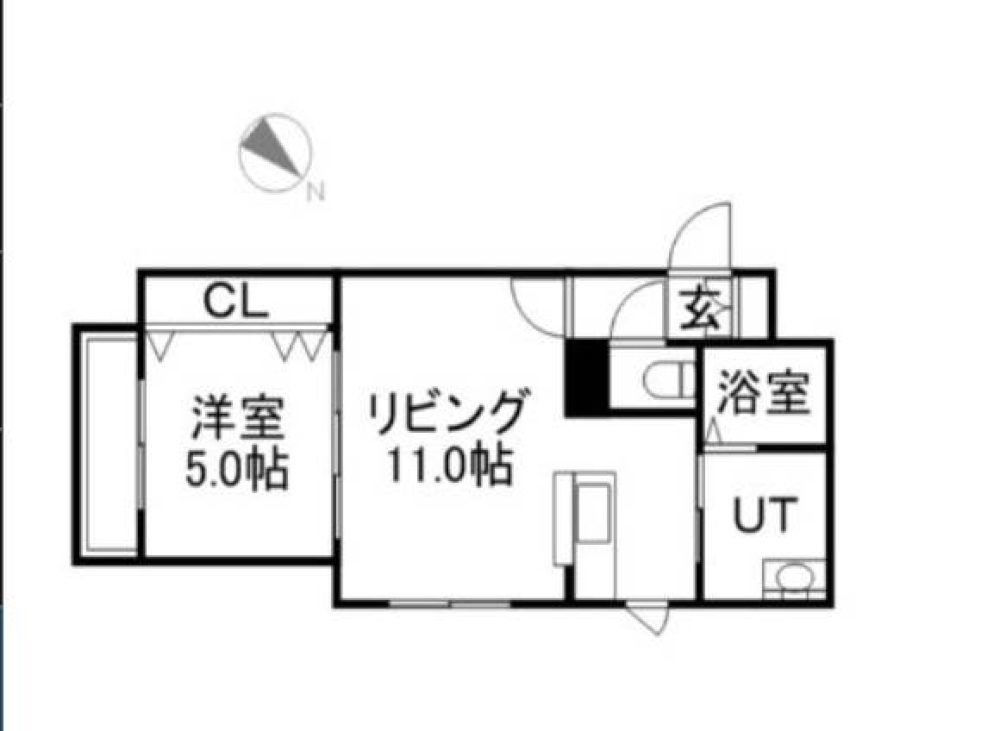 賃貸物件の間取りはこちら