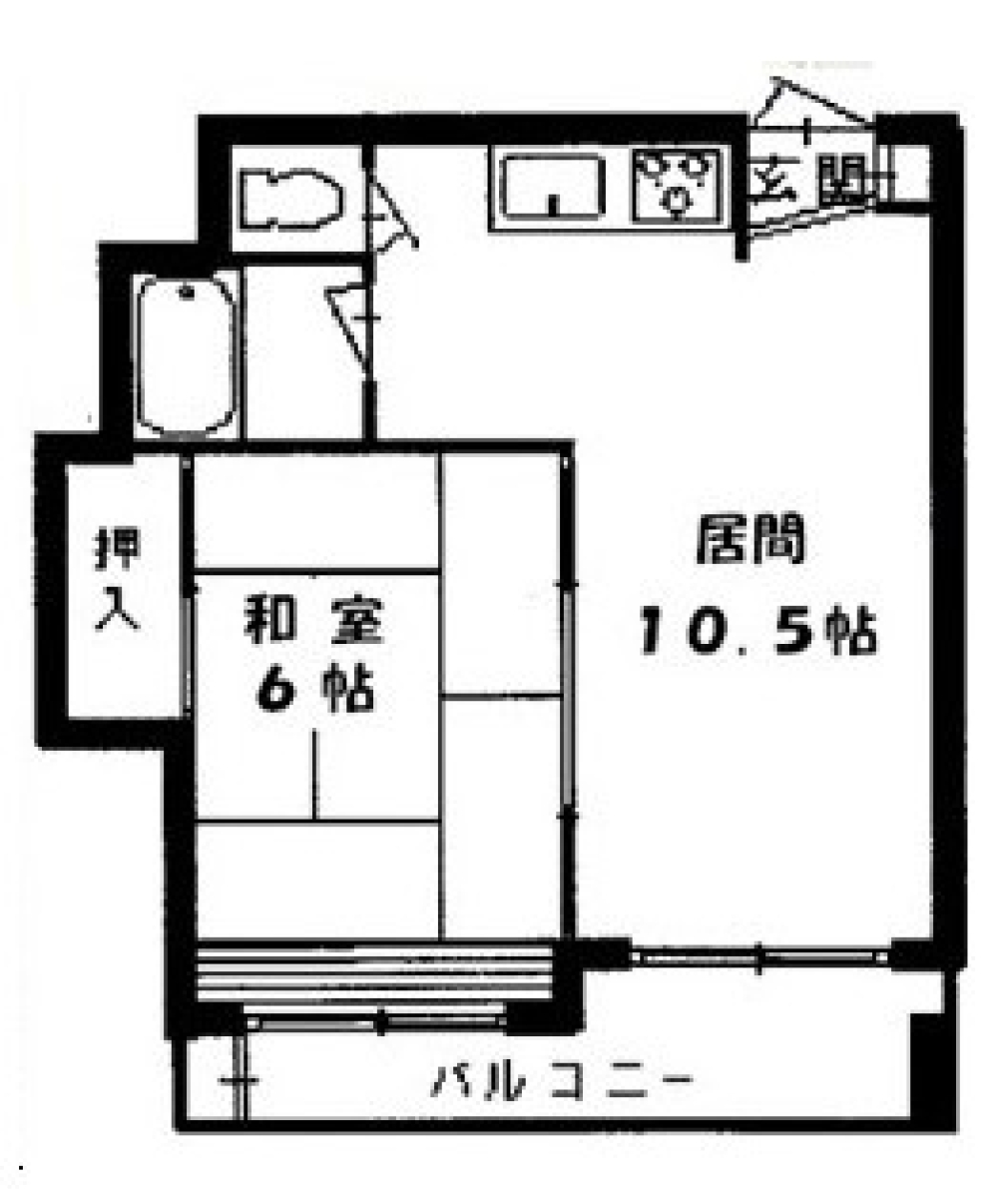 賃貸物件の間取りはこちら