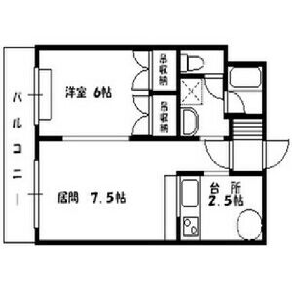 賃貸物件の間取りはこちら